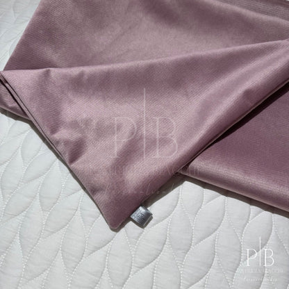 Peseira Dupla Veludo Rosa